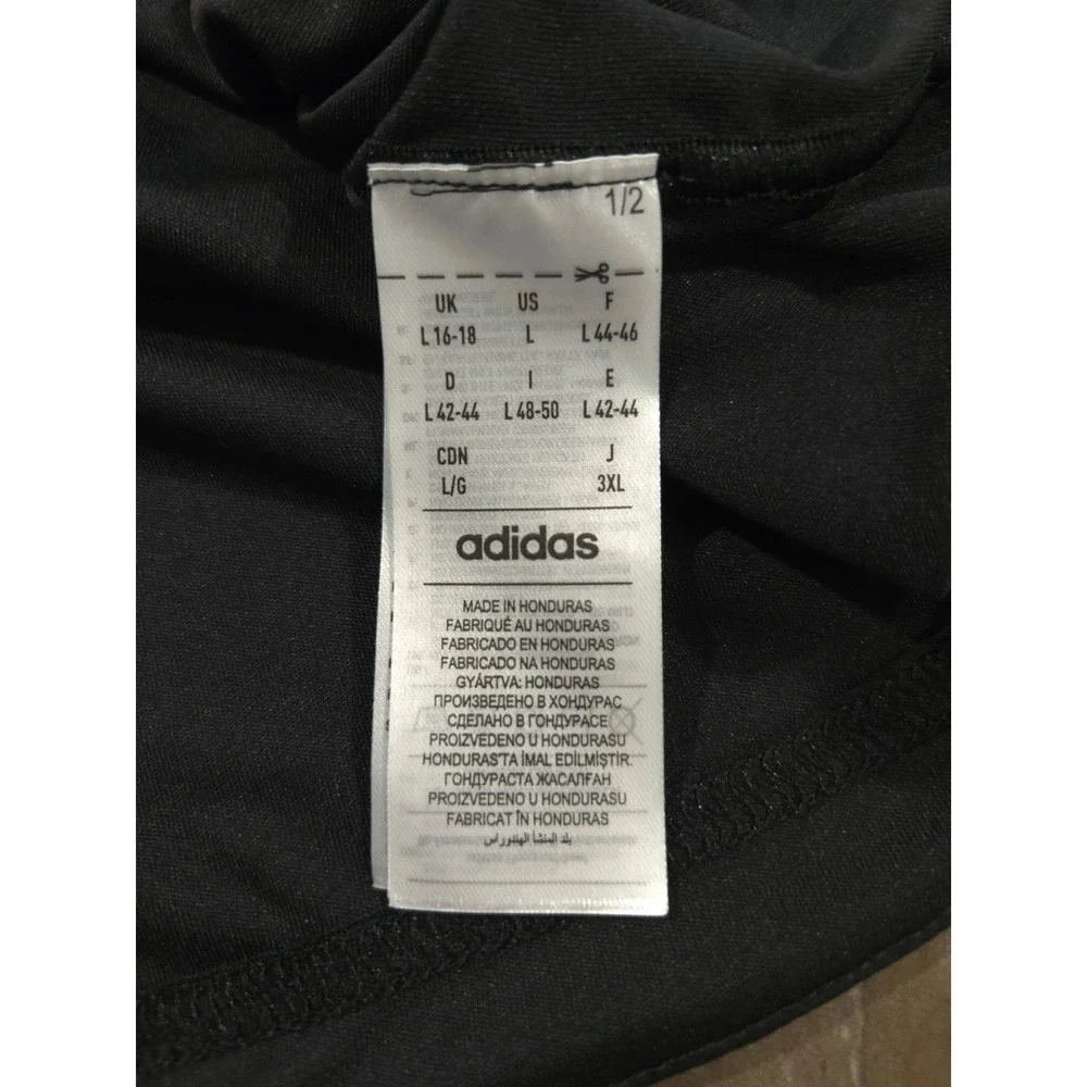 adidas USF Bulls Men's Large Polo Shirt Black NWT New South Florida Entrada 22